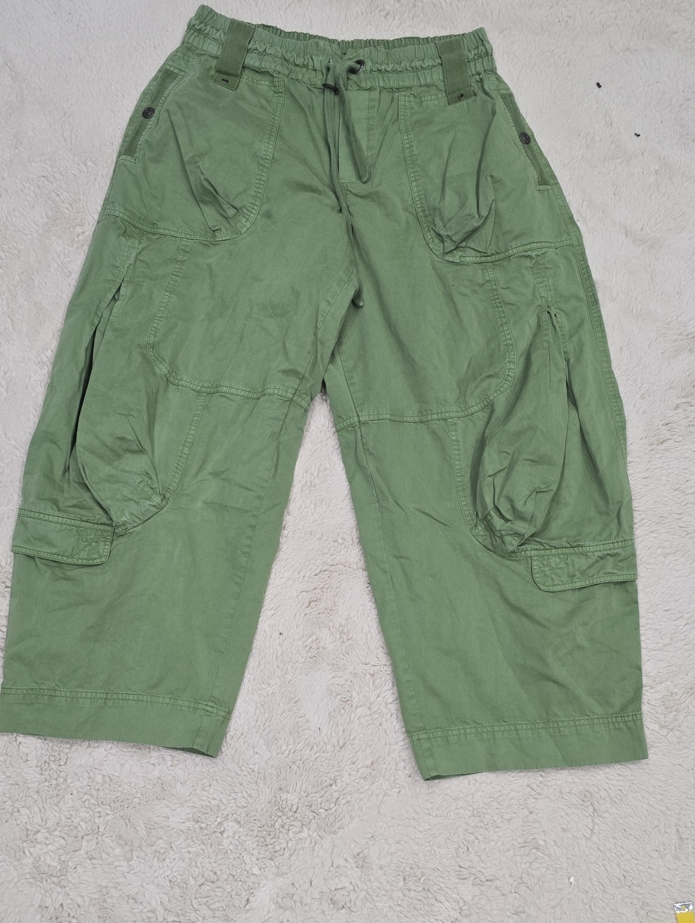 Pink Republic Olive Green Cargo Capris